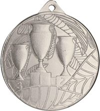 Tryumf Medal Srebrny Ogólny Z Pucharkiem - Trofea sportowe