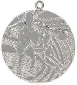 Tryumf Medal Srebrny Piłka Koszykowa Medal Stalowy - zdjęcie 1 Tryumf Medal Srebrny Piłka Koszykowa Medal Stalowy