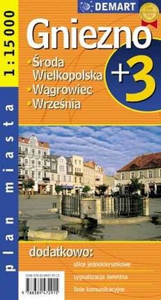 Gniezno. Plus 3. Plan miasta