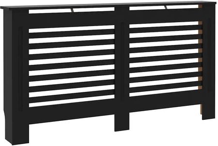 vidaXL Osłona Na Kaloryfer Czarna 152X19X81 Cm Mdf (288186) - zdjęcie 2