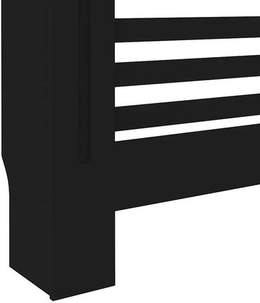 vidaXL Osłona Na Kaloryfer Czarna 152X19X81 Cm Mdf (288186) - zdjęcie 3