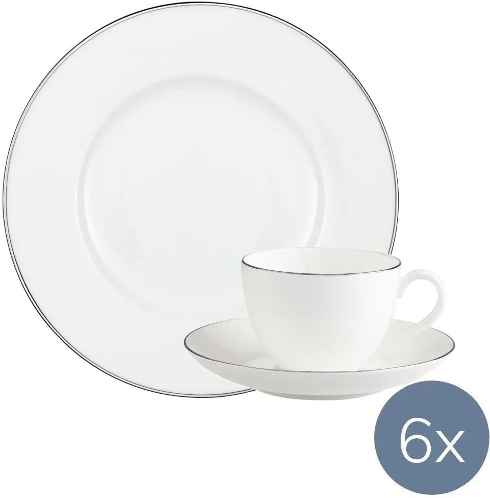 Villeroy & Boch Signature Collection Anmut Salad Plate, Premium Bone Porcelain, Made in Germany, 8.75 in, White: Villeroy And Boch Anmut