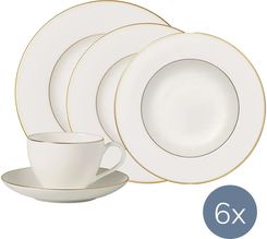 Villeroy & Boch Anmut Gold Zestaw kawowo-obiadowy dla 6 osób (12 el.)