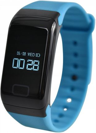 Noname Noname Smartband Opaska Sportowa Pulsometr Niebieska
