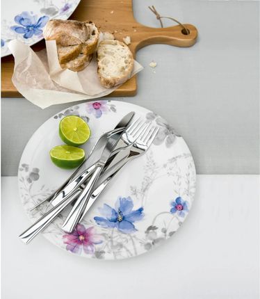 Villeroy & Boch Mariefleur Gris Basic Zestaw obiadowy dla 6 osób (12 el.) - zdjęcie 2