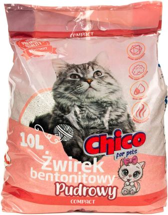 Chico Żwirek Bentonitowy Compact Pudrowy 10L (CH1809)