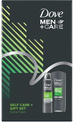 Dove Men+Care Zestaw Prezentowy Extra Freshdeo Spray 150Ml+Żel Pod Prysznic 400Ml 