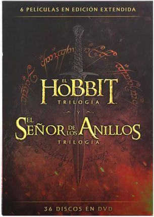 The Lord of the Rings Trilogy / Hobbit Trilogy (Władca Pierścieni: Trylogia / Hobbit Trylogia) [BOX] [36DVD]