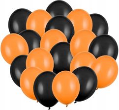 Zdjęcie Balony Bukiet Pomarańczowe Czarne Halloween 20szt. - Wrocław