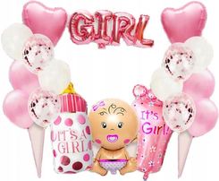 Zestaw Balony Baby Shower 18Sz Różowe Dziewczynka - Ceny i opinie ...