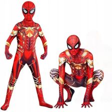 Zdjęcie Hopki Kostium Strój Spiderman Stalowy 128/134 8-9L - Bartoszyce