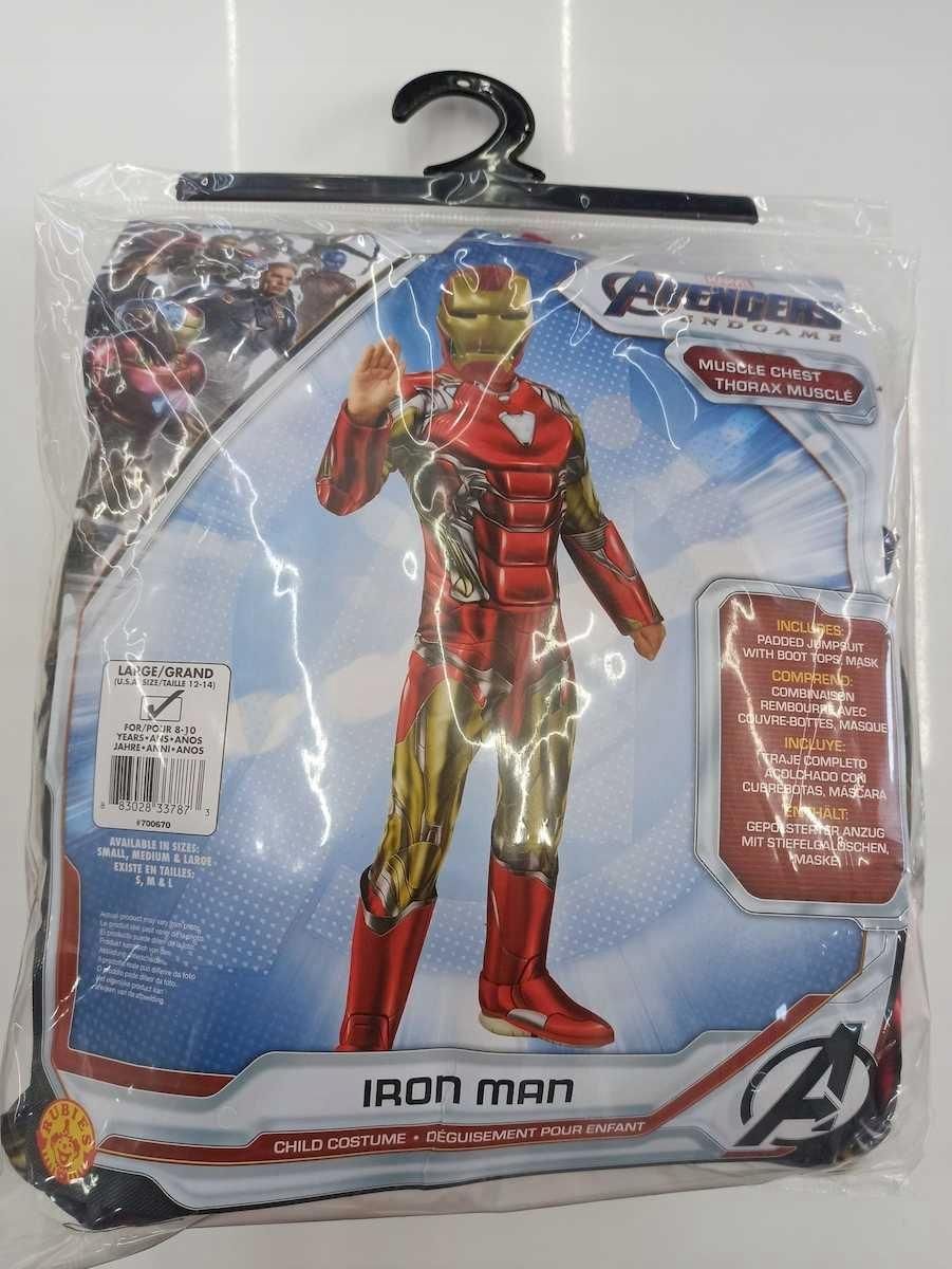 Costume Iron Man Per Bambini Con Muscoli Imbottiti E Maschera – Vestito Da Supereroe Per Halloween E Feste A Tema – Taglia Small/116 - 2