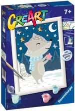 Zdjęcie Creart Malowanie Po Numerach Dla Dzieci Borsuk Nocą (20211) - Łasin
