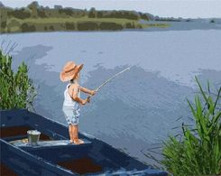 Zdjęcie Ideyka Malowanie Po Numerach Pierwsze Łowienie 40X50Cm - Morąg