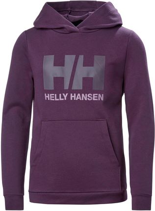 Dziecięca Bluza Helly Hansen JR HH Logo Hoodie 2.0 41677_670 – Fioletowy