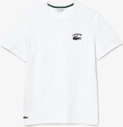 Męska Koszulka Lacoste Tee-Shirt & Turtle Neck Shirt Th9665.001 – Biały