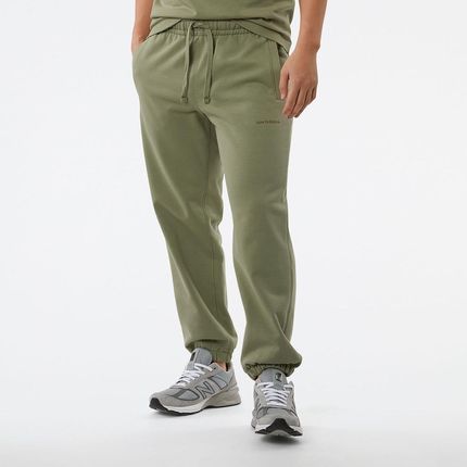 Męskie Spodnie New Balance NB Athletics Nature State Sweatpant Nbmp23551Olf – Zielony