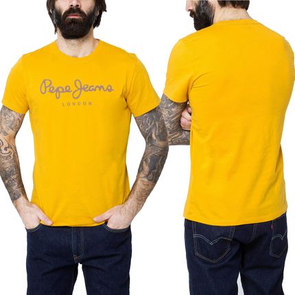 T-shirt męski SlimFit Pepe Jeans Sail żółty - L