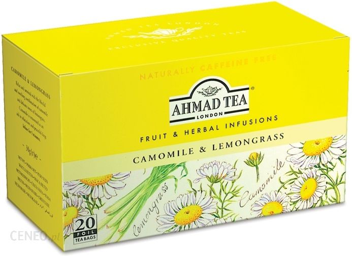 Herbata Ahmad Tea London Napar Herbaciany Camomile And Lemongrass Rumianek I Trawa Cytrynowa 1194