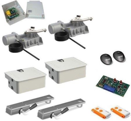 Roger Napęd LIGHT zestaw automatyki do montażu podziemnego do bramy dwuskrzydłowej o skrzydle do 3,5m i 800 kg SET R21/353/L