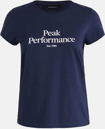 Damska Koszulka z krótkim rękawem Peak Performance Original Tee G77700020_2N3 – Niebieski