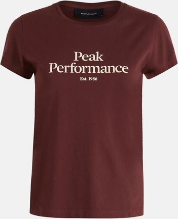 Damska Koszulka z krótkim rękawem Peak Performance Original Tee G77700290_N03 – Szary