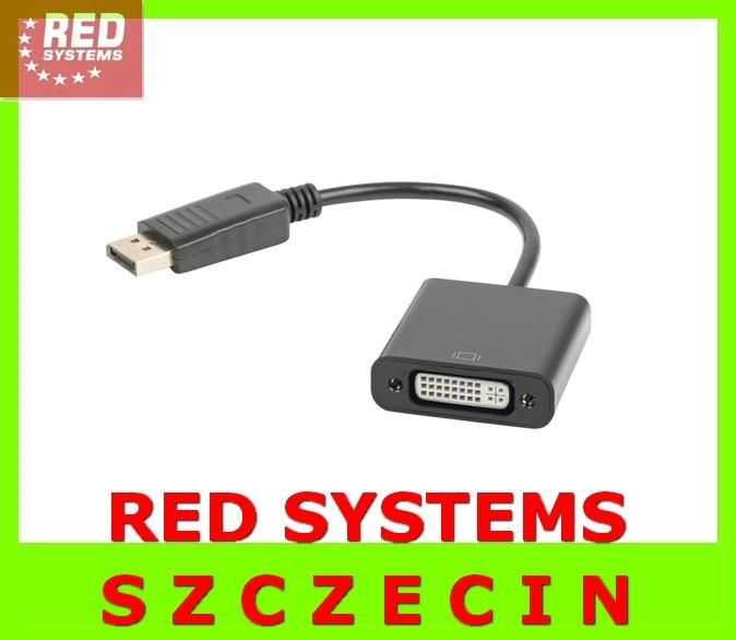 INNA RED ADAPTER DISPLAYPORT DVI DISPLAY PORT CZARNY NA ...