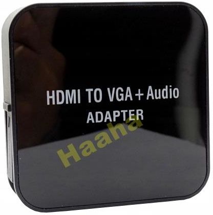 Adapter Hdmi Do Vga + Audio Dc3,5Mm Przejściówka (Kn40539)
