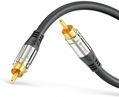 SONERO  SAC800-100 KABEL AUDIO S/PDIF RCA 10M, CZARNY  (SAC800100)