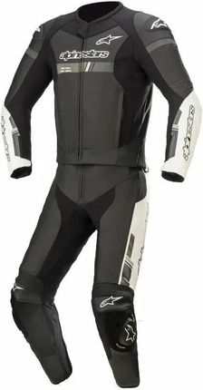 Alpinestars GP Force Chaser Leather Suit 2 Pc Black/White 56 Dwuczęściowy kombinezon motocyklowy