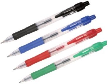 Długopis żelowy automatyczny Donau zielony