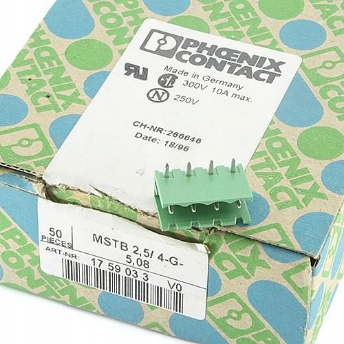 Phoenix Contant 10Szt Mstb2 5 4 G 5 08 1759033 Header Connector phoenix-contant-10szt-mstb2-5-4-g-5-08-1759033-header-connector
