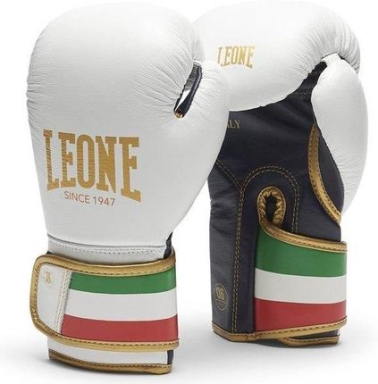 Rękawice bokserskie ITALY'47 - 100% skóra bydlęca, kolor biały - 14oz