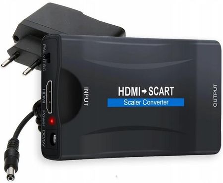 Pixel Konwerter Hdmi Do Na Scart Adapter Av Euro Full Hd