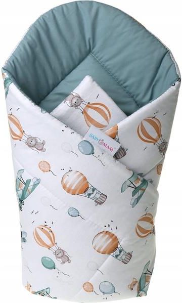 Babymam Becik Rożek Niemowlęcy Bawełna Dwustronny - zdjęcie 3 Babymam Becik Rożek Niemowlęcy Bawełna Dwustronny