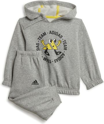 Dziecięcy Dres Adidas I Over Jog FL Hm8948 – Szary
