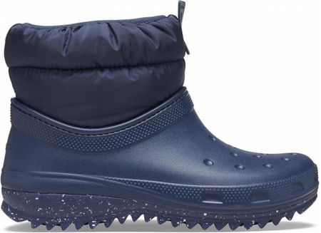 Damskie Śniegowce Crocs Obuwie Classic Neo Puff Shorty Boot W 207311-410 – Granatowy