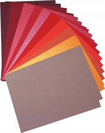 Papier Kolorowy Wycinanka Czerwony A4 20Ark.
