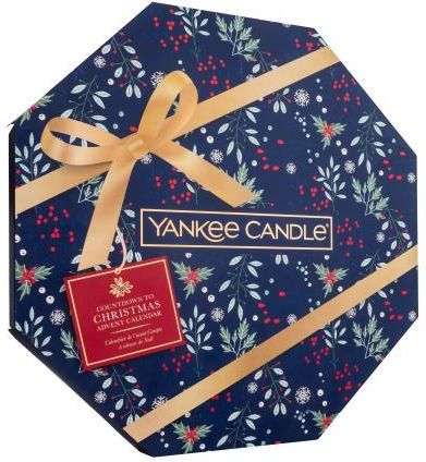 Yankee Candle Christmas Collection Advent Calendar Zestaw Mała Świeczka 24X9,8G + Świecznik Na Małą Świeczkę Unisex 137658