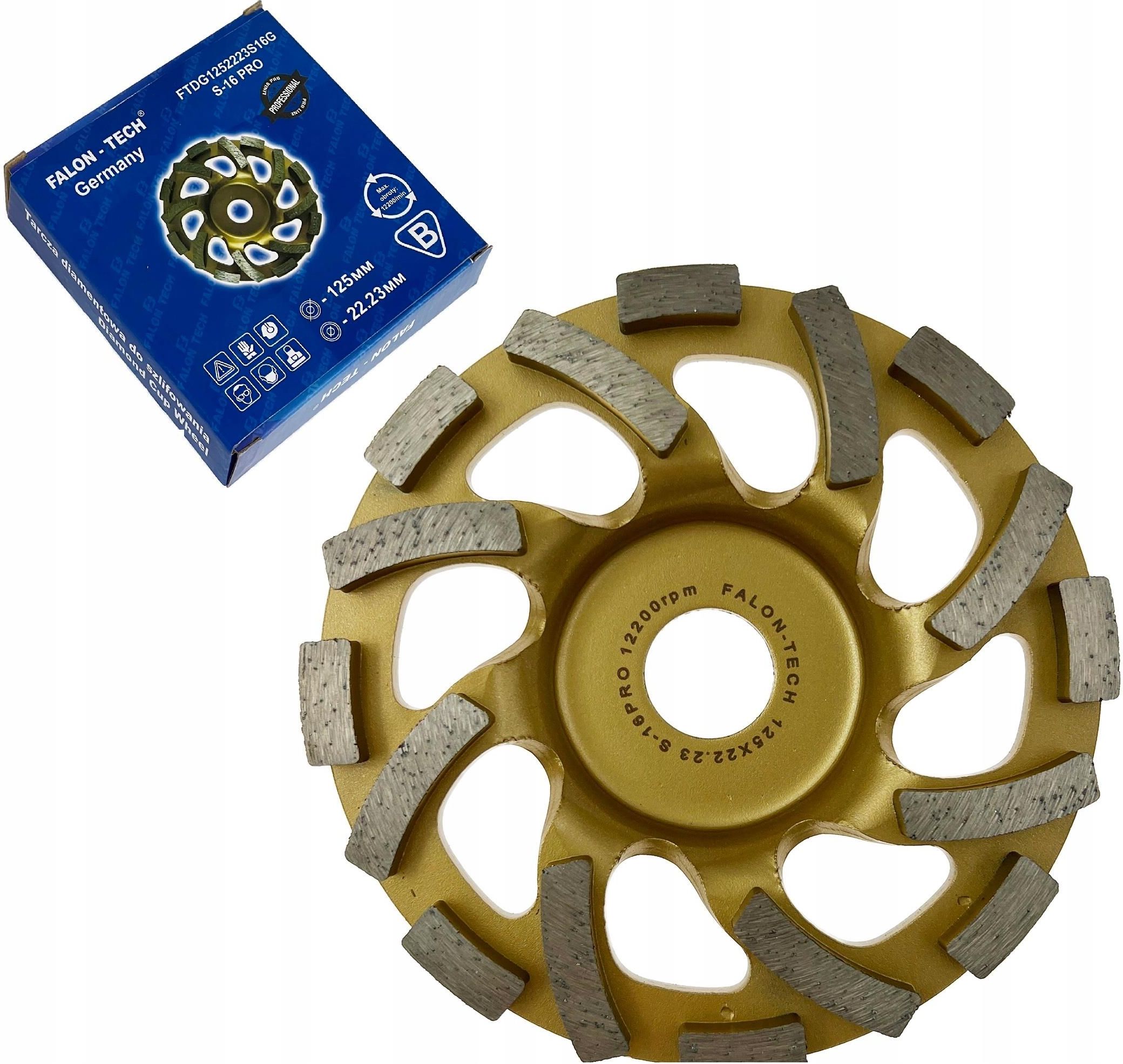 Tarcza tnąca Falon-Tech Tarcza Garnkowa Frez Do Szlifowania Betonu