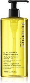 Shu Uemura Deep Cleanser Pure Serenity Szampon Dogłębnie Oczyszczający Do Przetłuszczających Się Włosów I Skórygłowy 400 ml