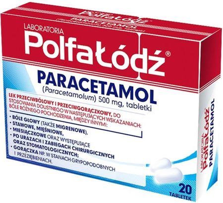 Polfałódź Paracetamol 500 Mg 50tabl.