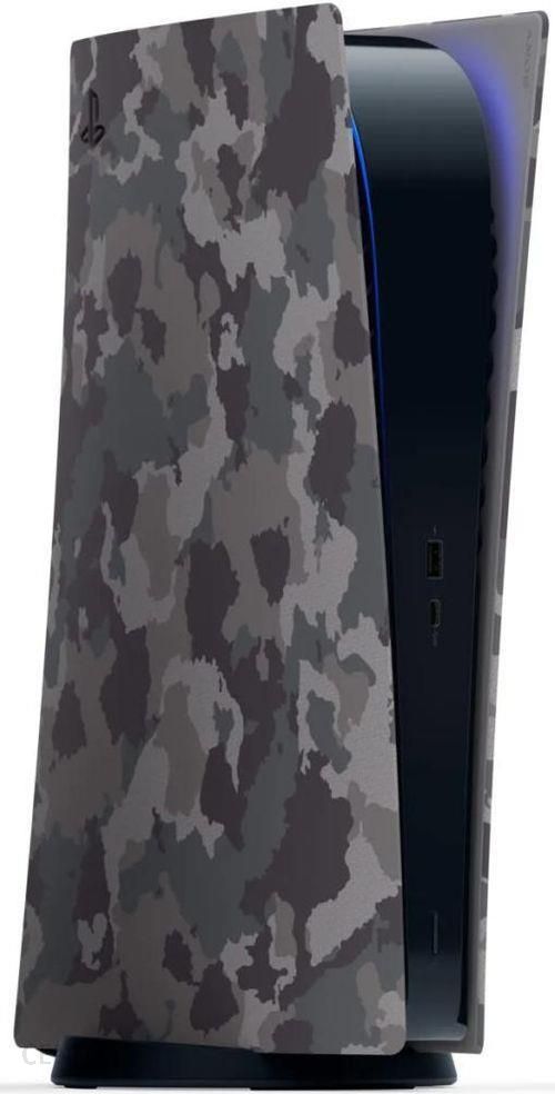 Sony PS5 Cover Digital Console - Camo Grey Camouflage