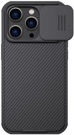 Etui z ochroną aparatu Nillkin CamShield Pro Magnetic do iPhone 14 Pro, czarne (43740)