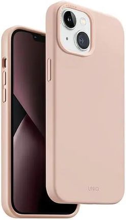 UNIQ etui Lino iPhone 14 Plus 6,7" różowy/blush pink (799154)