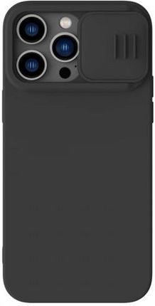 Etui z ochroną aparatu Nillkin CamShield Silky Magnetic do iPhone 14 Pro, czarne (43766)