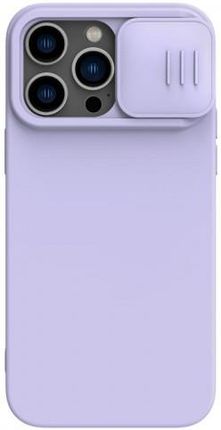 Etui z ochroną aparatu Nillkin CamShield Silky Silicone Case do iPhone 14 Pro, fioletowe (43821)