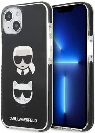 Karl Lagerfeld KLHCP13STPE2TK iPhone 13 mini 5,4" hardcase czarny/black Karl&Choupette Head (797332)