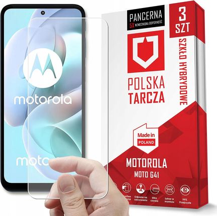 3PACK Najmocniejsze Szkło Do Motorola Moto G41 (0f15cace-89c9-4d34-aa1d-ac38fbaa6ae2)