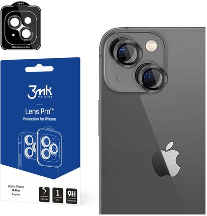 Szkło na kamerę ochrona na aparat obiektyw 3mk Lens Pro do Apple iPhone 14 Plus Graphite (52590)